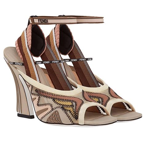 fendi sparkly shoes|fendi sandals for women.